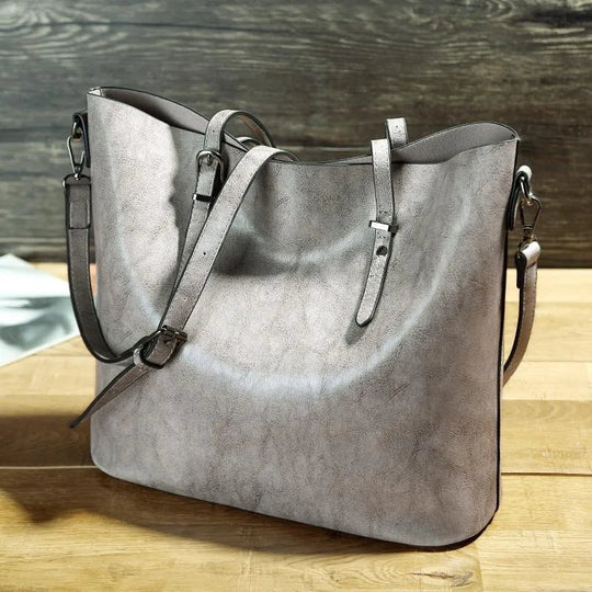 Nicoles Favorit | Vintage Læder Skuldertaske
