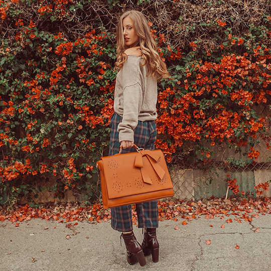 Graces Elegante Sløjfe-Satchel