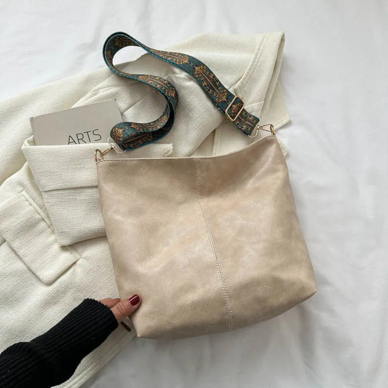 Chelseys Vintage Charme | Læder Skuldertaske