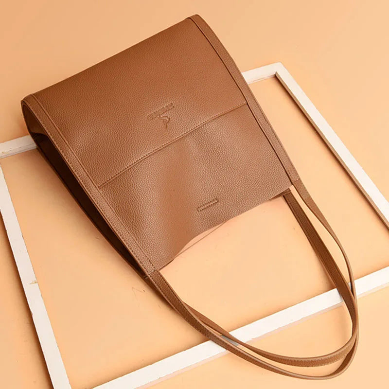 Graces Bløde Ro | Designer Læder Crossbody Tote