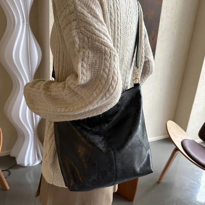 Chelseys Vintage Charme | Læder Skuldertaske